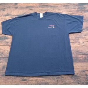 Snap-on The Chopper Crew Neck Short Sleeve T-Shirt Men's XXL Navy Blue‎